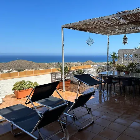 With A Great Terrace, Sea And Land Views Apartment Mojacar